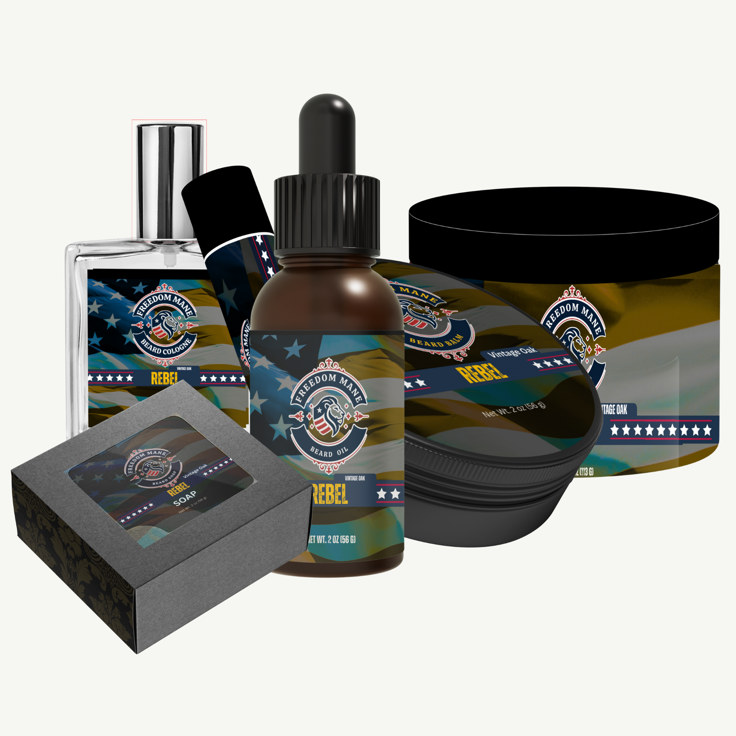 Freedom Mane Beard Kits Collection – Complete Beard Care Sets for Men | Grooming, Styling & Gift Kits