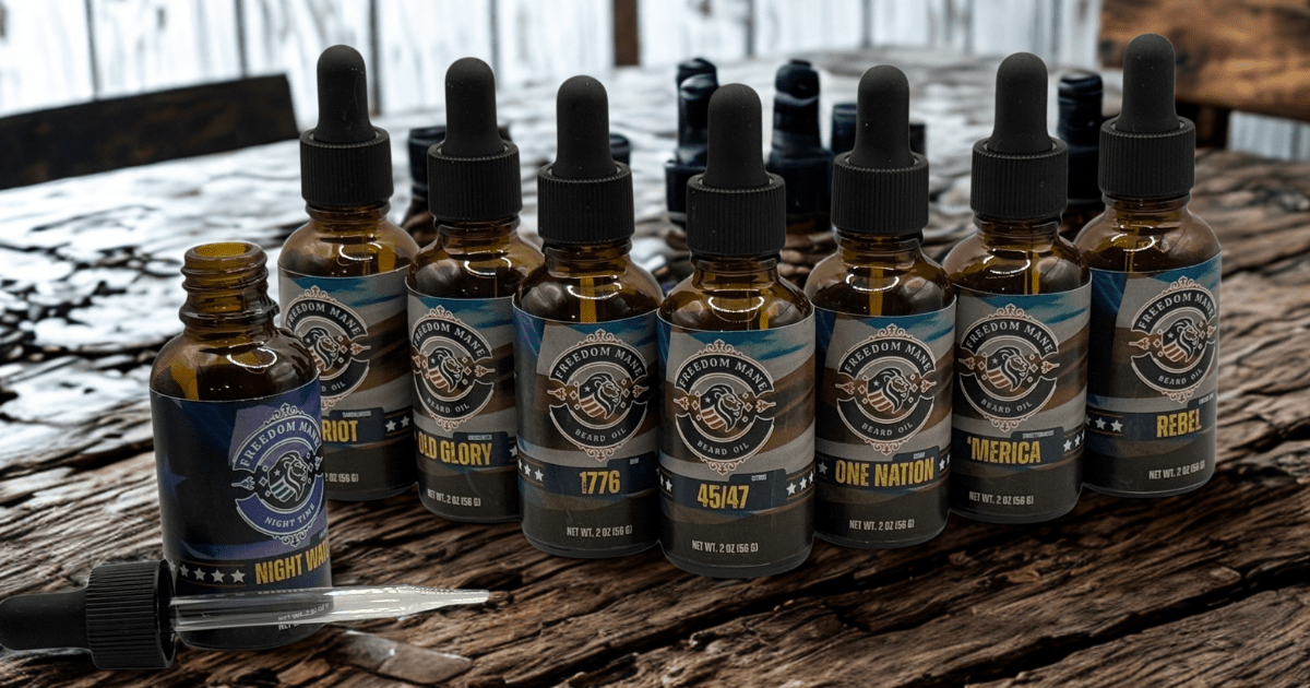 Freedom Mane Beard Oils for Men | Premium Conditioning & Scent Collection