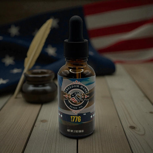1776 – Spiced Rum Heritage Beard Oil 2oz Wholesale - Freedom Mane