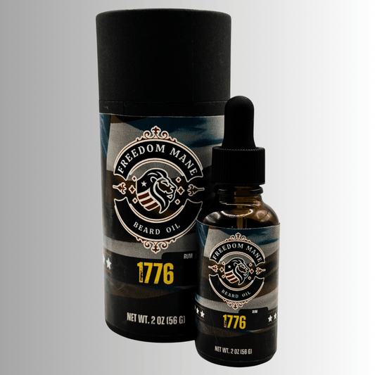1776 – Spiced Rum Heritage Beard Oil 2oz Wholesale - Freedom Mane