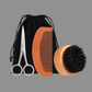Freedom Mane Beard Grooming Kit with Carrying Bag – Brush, Comb & Scis - Freedom Mane