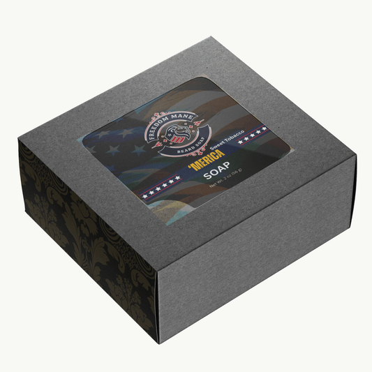 ‘Merica Sweet Tobacco Beard Soap Wholesale - Freedom Mane