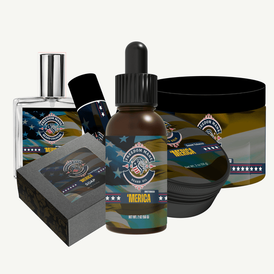 ’Merica Sweet Tobacco™ Full Beard Arsenal Kit - Freedom Mane