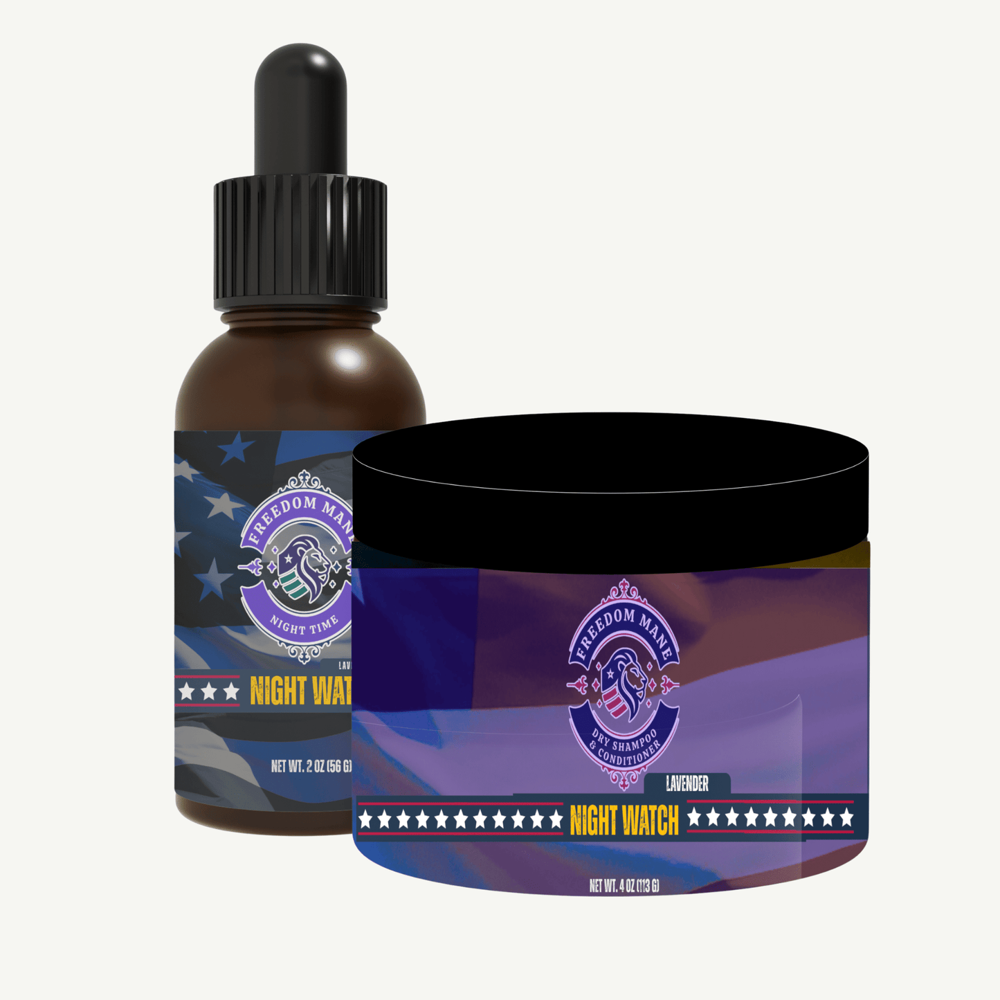 Night Watch Lavender™ Beard Duo Kit - Freedom Mane
