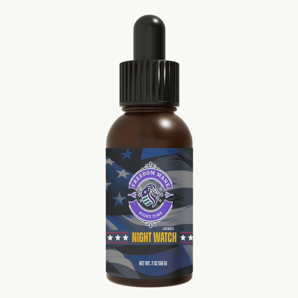 Night Watch – Lavender Calm Beard Oil 2oz - Freedom Mane