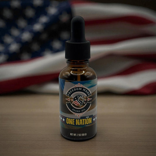 One Nation – Cedar Beard Oil 2oz Wholesale - Freedom Mane