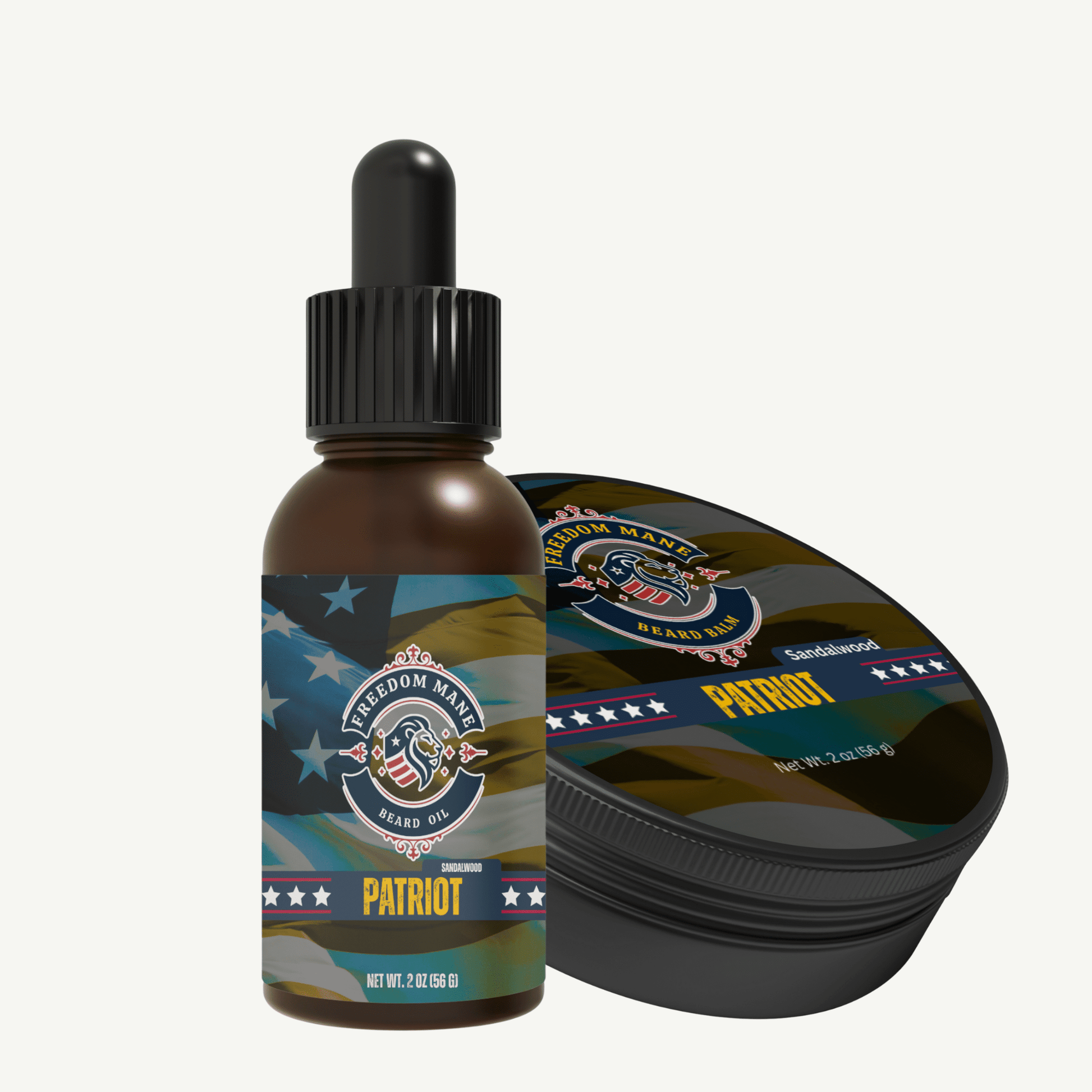 Patriot Sandalwood Balm and Oil Duo - Freedom Mane