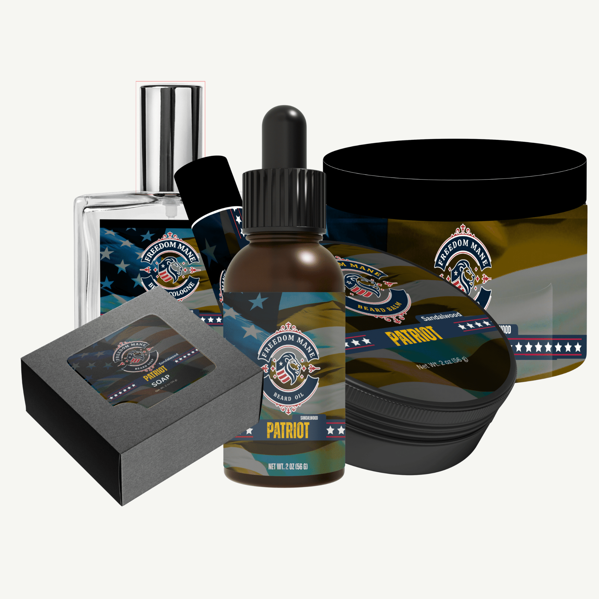 Patriot Sandalwood™ Full Beard Arsenal Kit - Freedom Mane