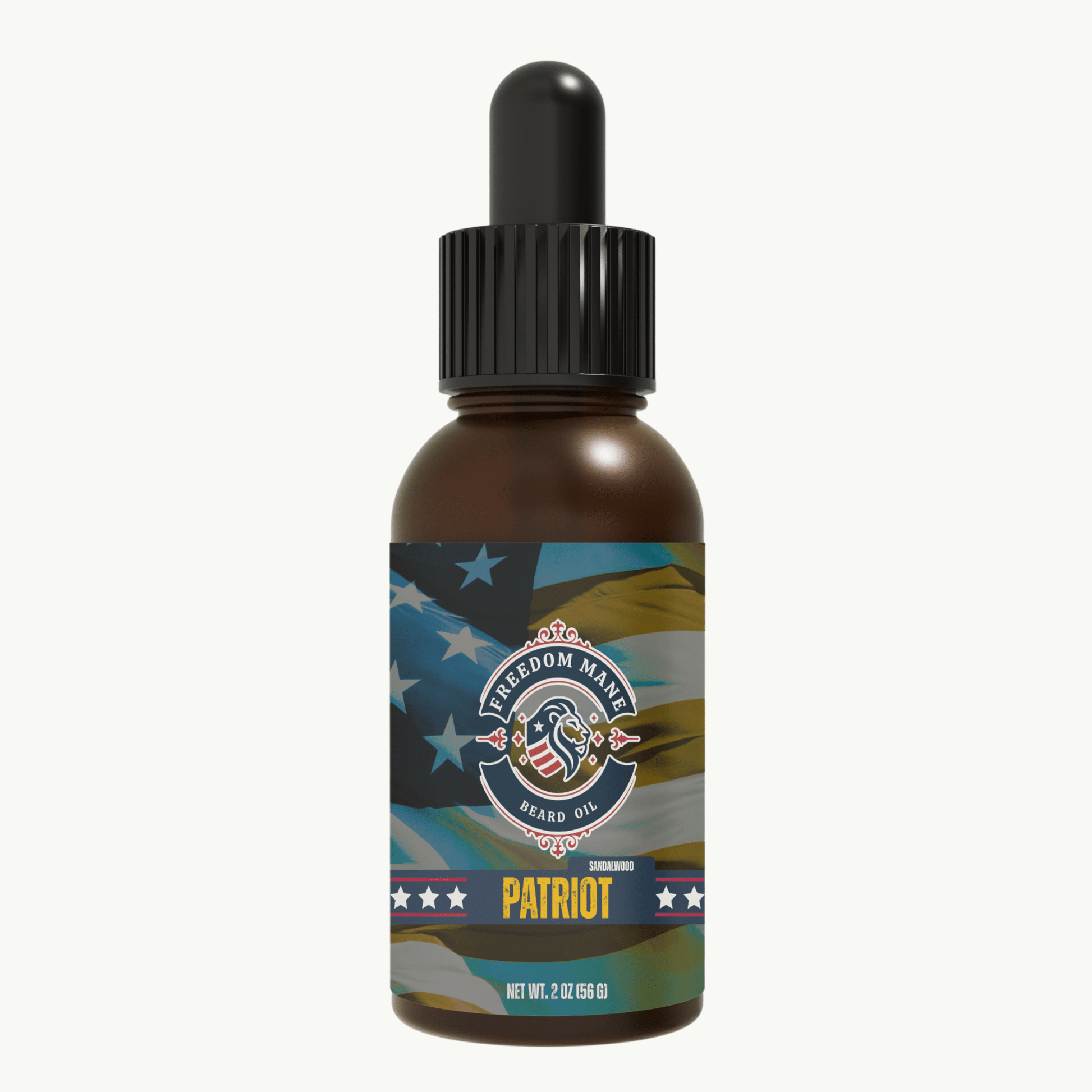 Patriot – Sandalwood Honor Beard Oil 2oz - Freedom Mane