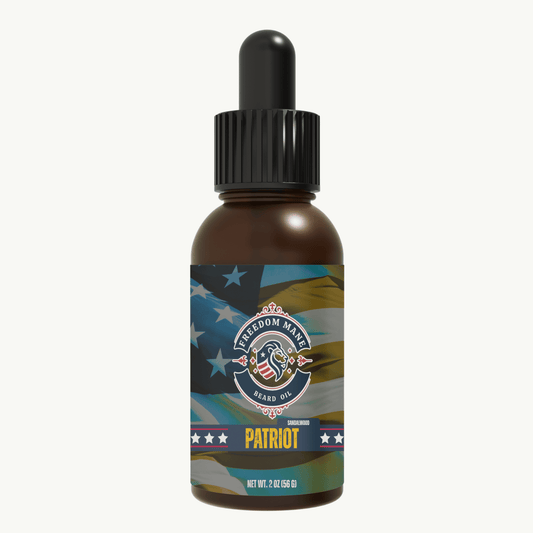 Patriot – Sandalwood Honor Beard Oil 2oz - Freedom Mane