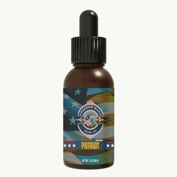 Patriot – Sandalwood Honor Beard Oil 2oz - Freedom Mane