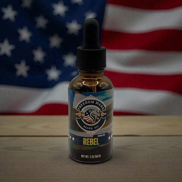 Rebel – Vintage Oak Resolve Beard Oil 2oz Wholesale - Freedom Mane